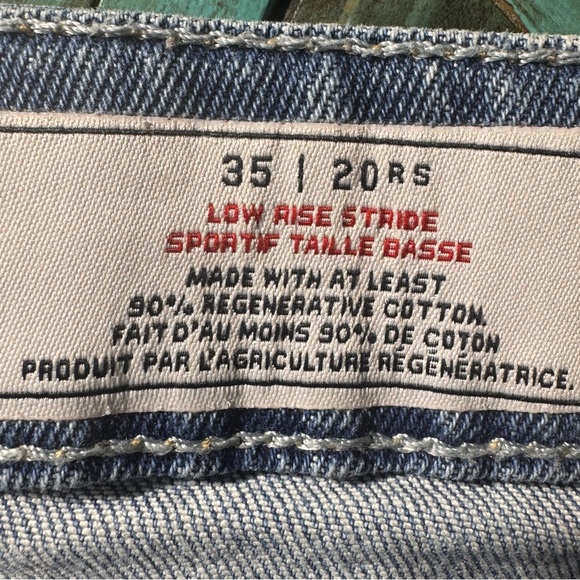 GAP Low Rise Stride Wide-Leg Blue Jeans Size 20 - Picture 11 of 13